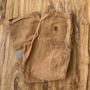Carhartt work pants size 34x32 distressed